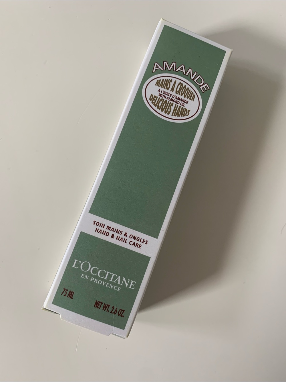 L'Occitane Hand Cream Hand & Nail Care Almond 2.6 oz New